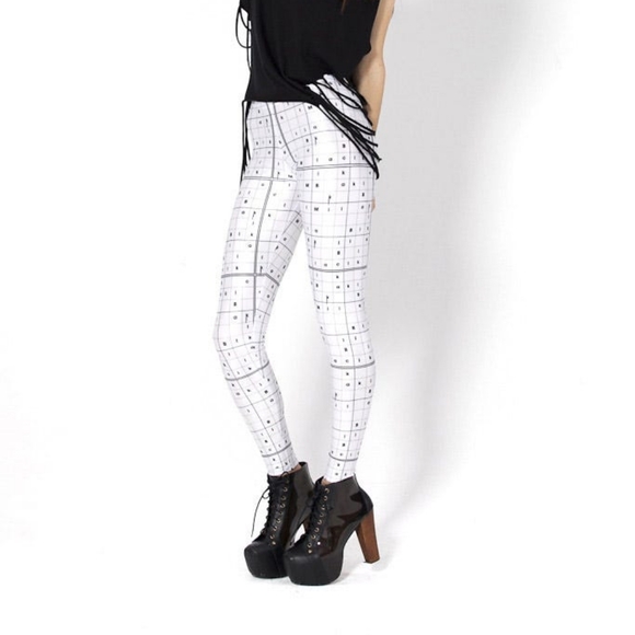Blackmilk Sudoku Leggings - Picture 1 of 3